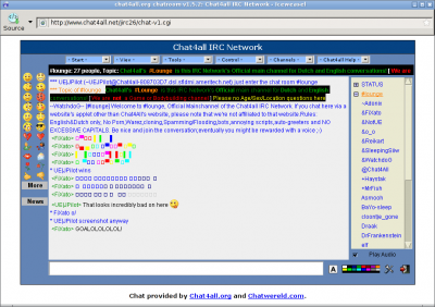 chat irc php